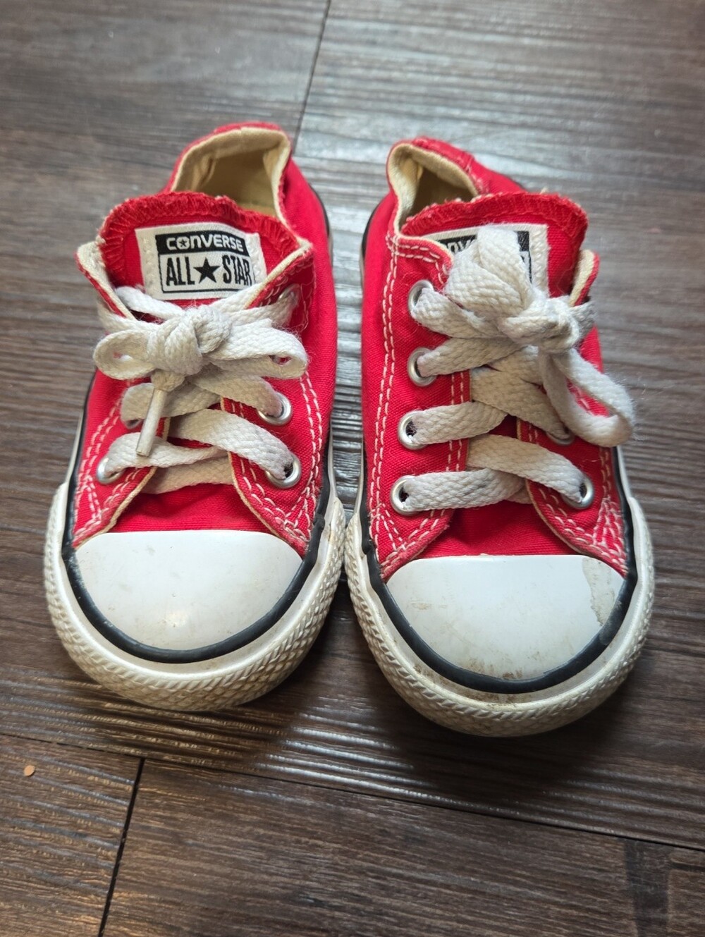 Red Converse Toddler Shoes Size 5